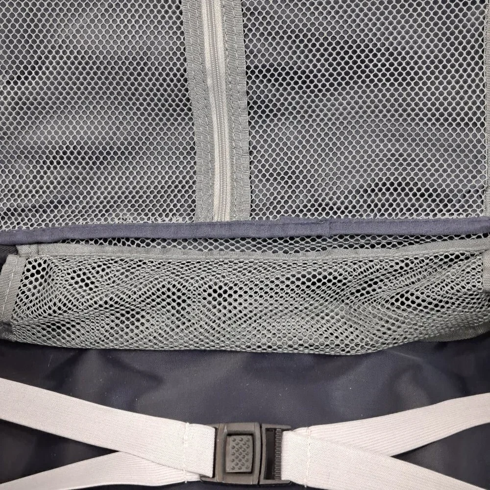 Laptop Messenger Travel Bag Gray Long Adjustable Strap Luggage Friendly NWOT